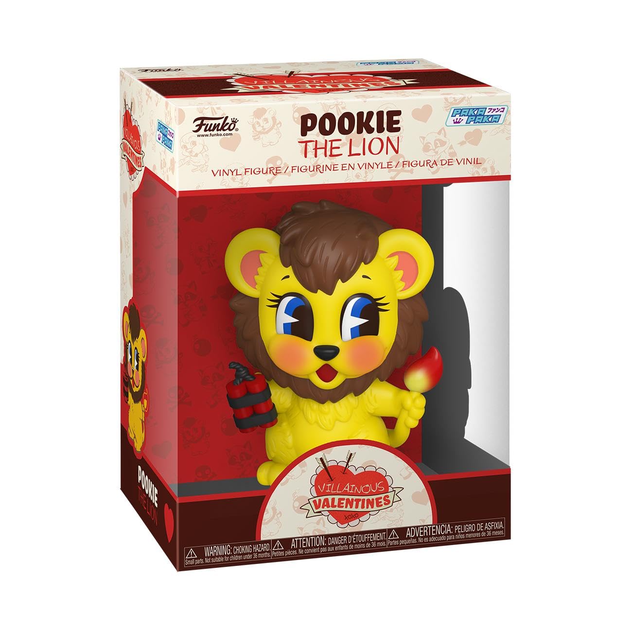 Funko Villainous Valentines Lion - Figura de Vinilo Coleccionable de 9,5 cm - Juguete y Decoración para Fans y Coleccionistas - Regalo Ideal y Merchandising Oficial Funko Villainous Valentines Lion - Figura de Vinilo Coleccionable de 9,5 cm - Juguete y Decoración para Fans y Coleccionistas - Regalo Ideal y Merchandising Oficial